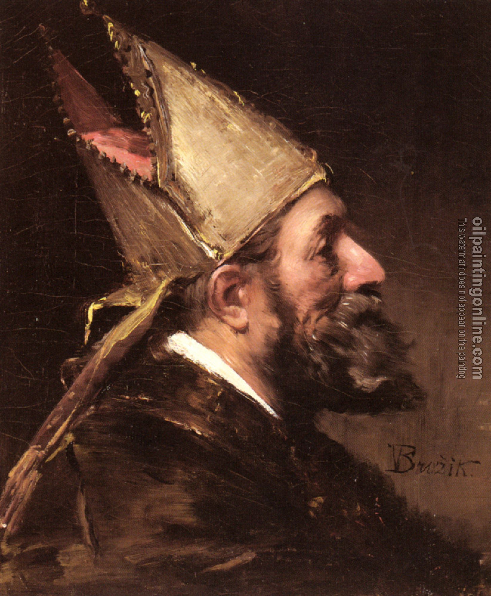 Brozik, Wenceslas Vacslav - A Bishop